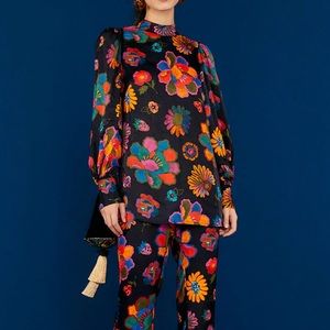 Farm Rio Lilys Garden Blouse